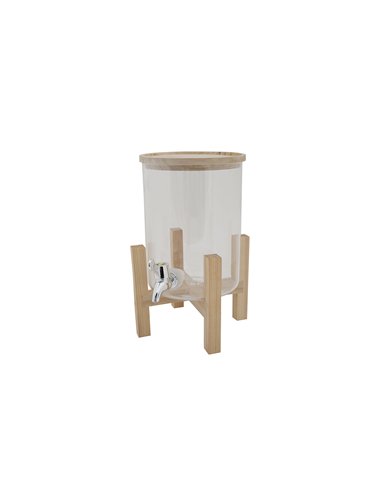 Cosy & Trendy | Sapdispenser met Houten Standaard 3 L