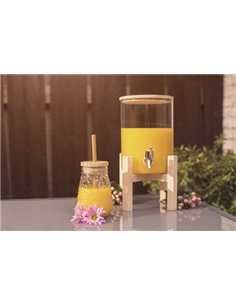 Cosy & Trendy | Sapdispenser met Houten Standaard 3 L 2