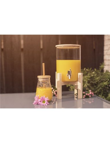 Cosy & Trendy | Sapdispenser met Houten Standaard 3 L