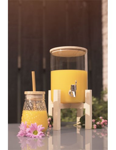 Cosy & Trendy | Sapdispenser met Houten Standaard 3 L