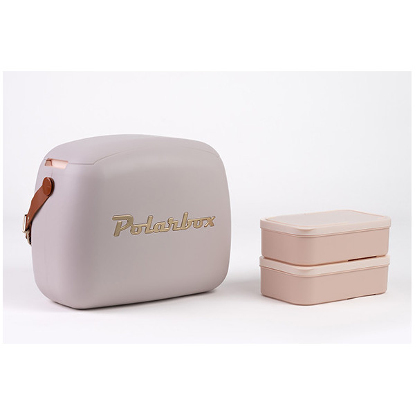 Polarbox coolerbag pearl gold 6l incl. 2x lunchbox