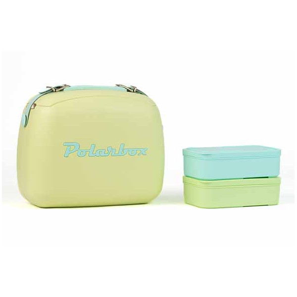 Polarbox coolerbag 6l limoen groen incl. 2x lunchbox