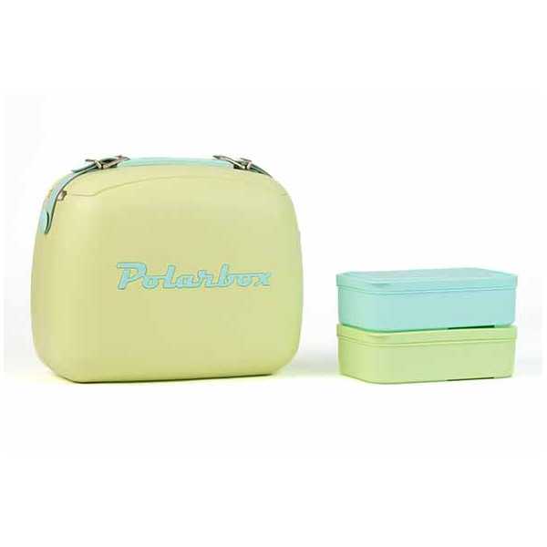 Polarbox coolerbag 6l limoen groen incl. 2x lunchbox