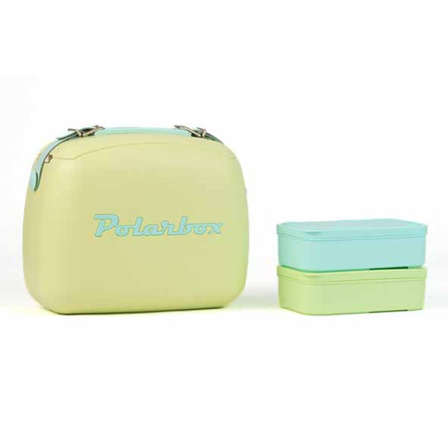 Polarbox coolerbag 6l limoen groen incl. 2x lunchbox