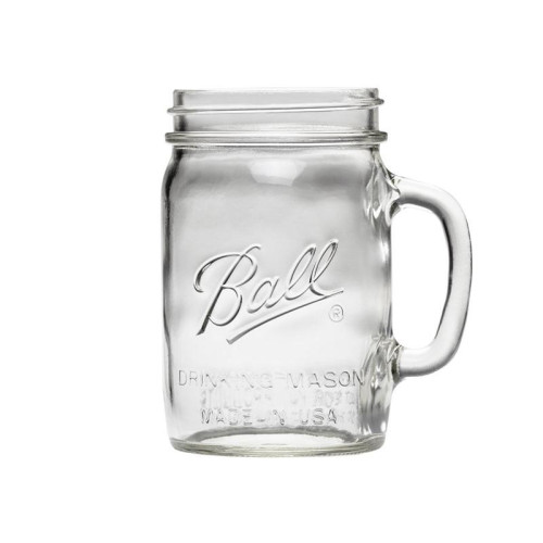 Ball | Mason Jar Drinking Mug 16oz / 470 ml Wide Mouth (1 stuks)