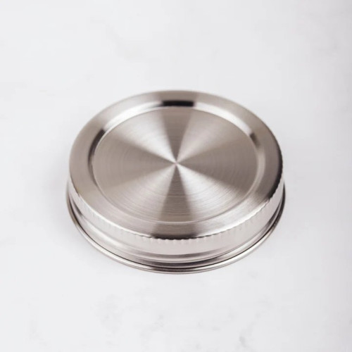 Mason Jar Deksel RVS Wide (2 st.)
