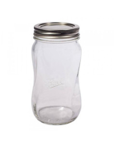 Ball | Mason Jar Elite SPIRAL 16 oz / 475 ml Regular Mouth (4 pack)