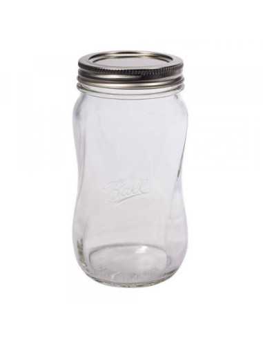 Ball | Mason Jar Elite SPIRAL 28 oz / 850 ml Wide Mouth (4 stuks)