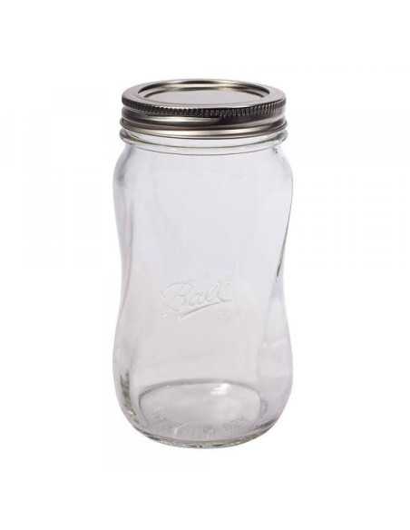 Ball | Mason Jar Elite SPIRAL 28 oz / 850 ml Wide Mouth (4 stuks)