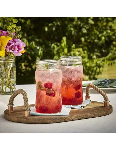 Ball | Mason Jar Elite SPIRAL 28 oz / 850 ml Wide Mouth (4 stuks)