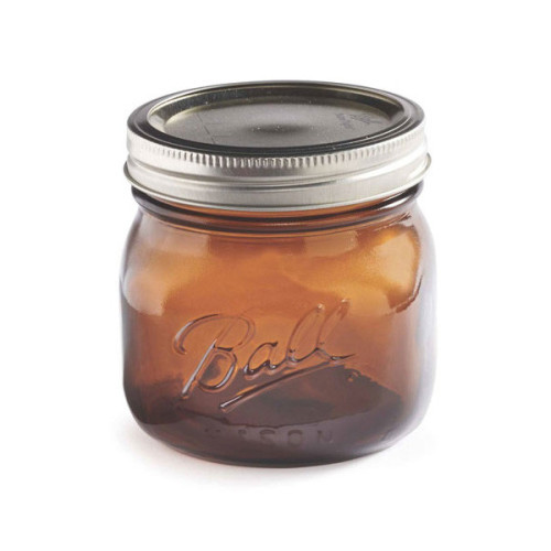 Ball | Mason Jar Elite AMBER 16 oz / 475 ml Wide Mouth (1 stuks)