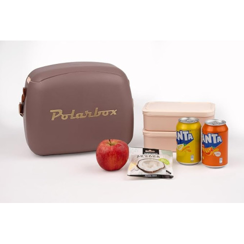 Polarbox coolerbag 6l mauve gold incl. 2x lunchbox