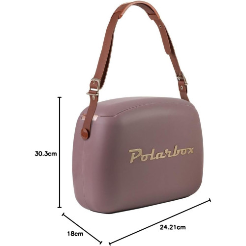 Polarbox coolerbag 6l mauve gold incl. 2x lunchbox