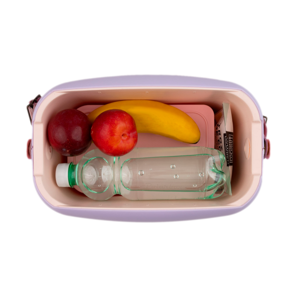 Polarbox coolerbag 6l paars incl. 2x lunchbox