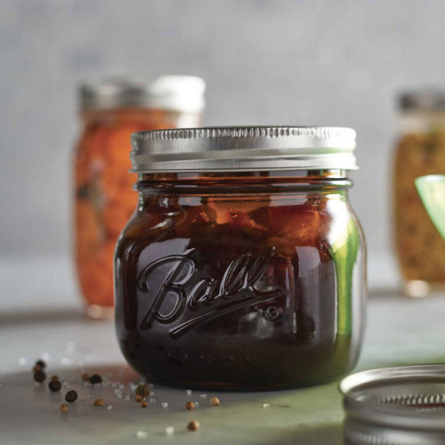 Ball | Mason Jar Elite AMBER 16 oz / 475 ml Wide Mouth (1 stuks)