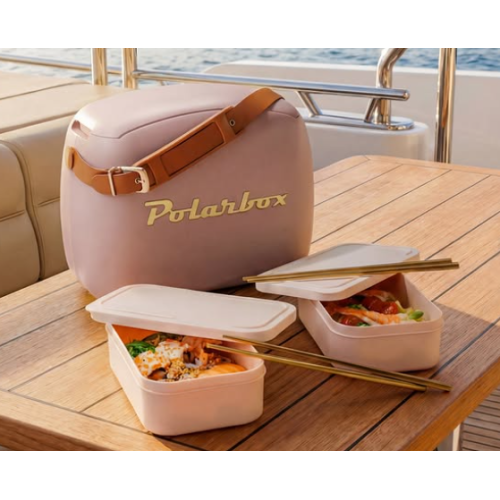 Polarbox coolerbag pearl gold 6l incl. 2x lunchbox