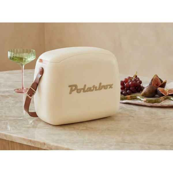 Polarbox coolerbag 6l cream gold incl. 2x lunchbox