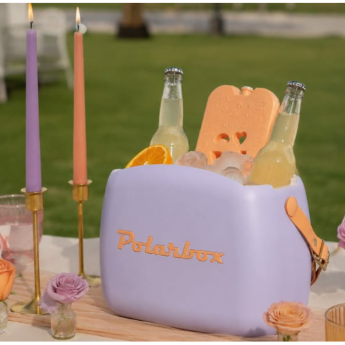 Polarbox coolerbag 6l paars incl. 2x lunchbox