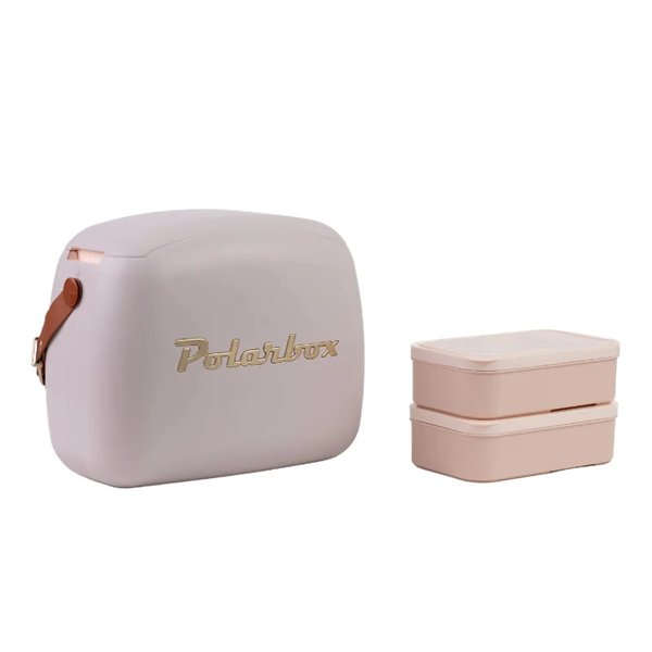 Polarbox coolerbag pearl gold 6l incl. 2x lunchbox