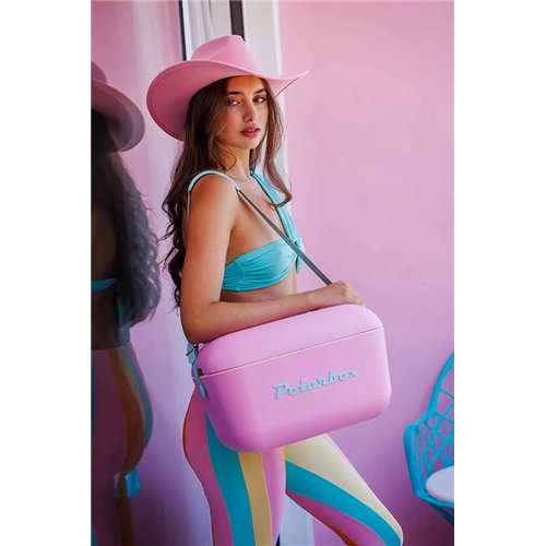 Polarbox koelbox bubblegum-cyaan 12l 