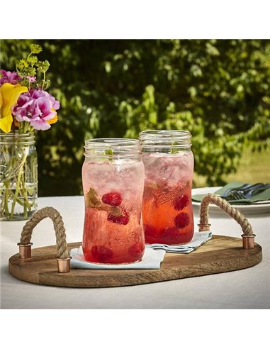 Ball | Mason Jar Elite SPIRAL 28 oz / 850 ml Wide Mouth (4 stuks)