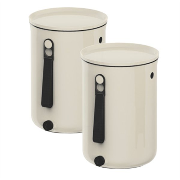 Skaza Organko 2 set 2× 9,6 L Wit | Bokashi