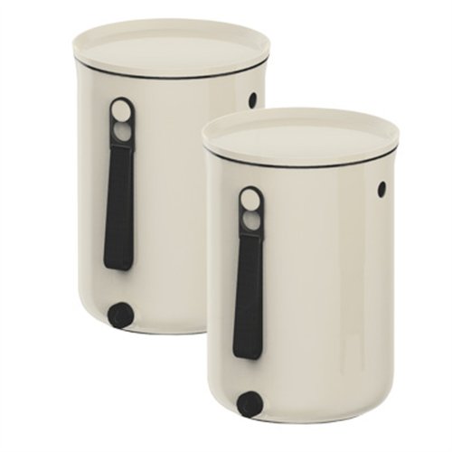 Skaza Organko 2 set 2× 9,6 L Wit | Bokashi