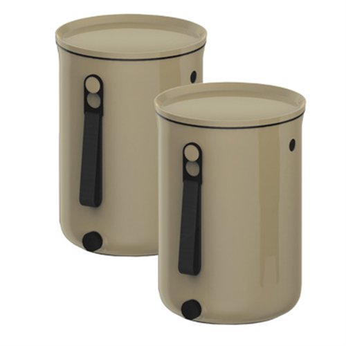 Skaza Organko 2 set 2× 9,6 L Beige | Bokashi
