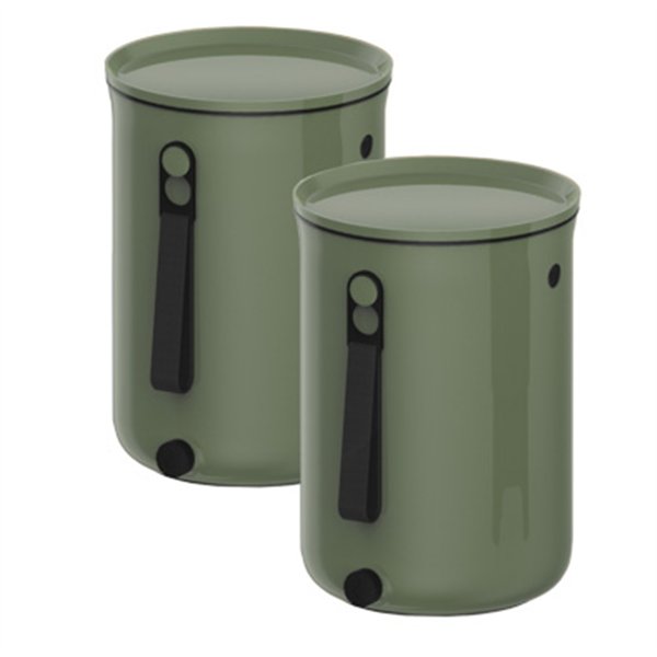 Skaza Organko 2 set 2× 9,6 L Groen | Bokashi