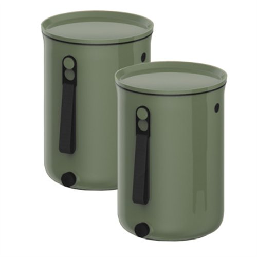 Skaza Organko 2 set 2× 9,6 L Groen | Bokashi