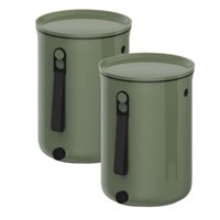 Skaza Organko 2 set 2× 9,6 L Groen | Bokashi