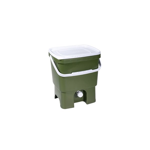Skaza Bokashi Organko composteerder – 16 L – Olijfgroen