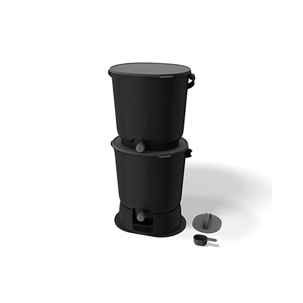 Skaza Organko Essential set 2× 15,3 L Zwart/Grijs