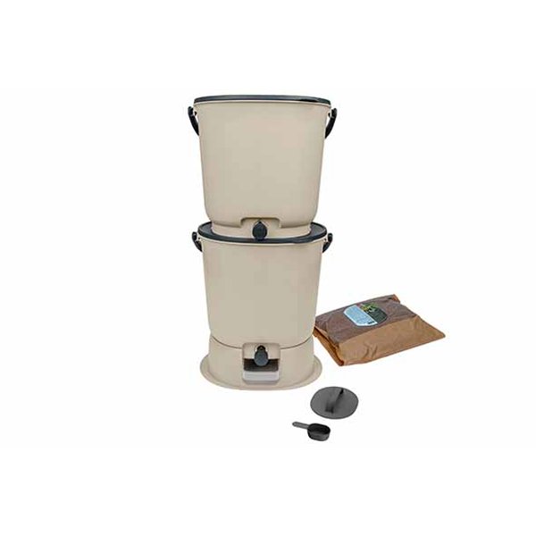 Skaza Organko Essential set 2× 15,3 L Cream White