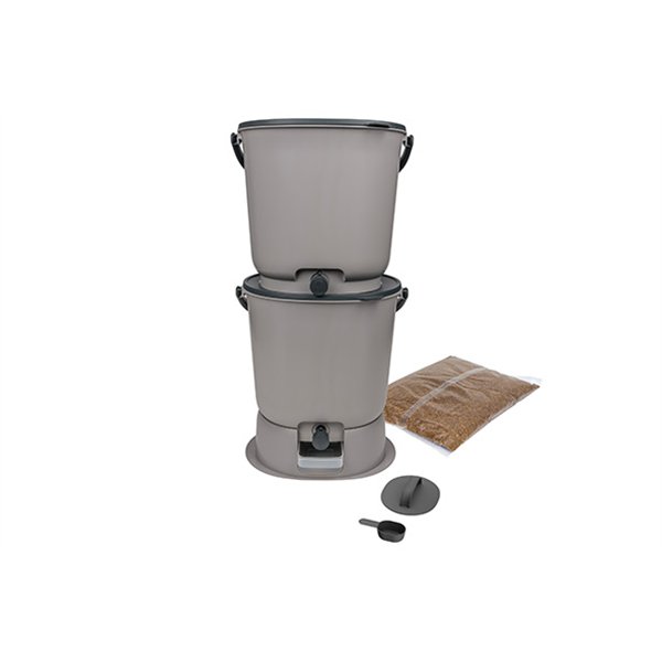 Skaza Organko Essential 15,3 L Lichtgrijs/Grijs