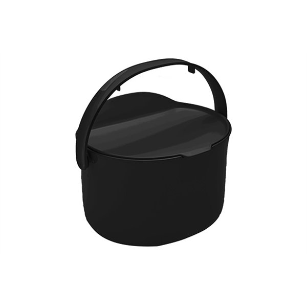 Skaza Organko Daily 3,3 L Zwart | Bioafvalbak