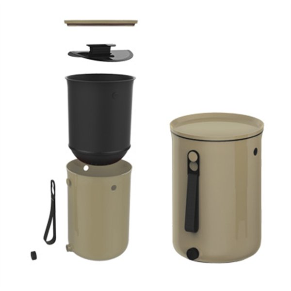 Skaza Organko 2 9,6 L Beige | Bokashi