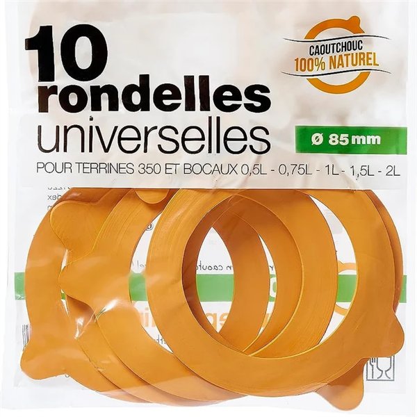 Le Parfait Super inmaakringen d85mm set10 68,5x90x2,5mm