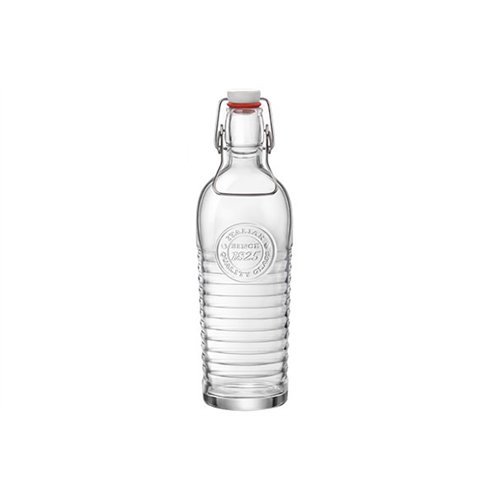 Bormioli Rocco Officina 1825 glazen fles 1,2 L – transparant