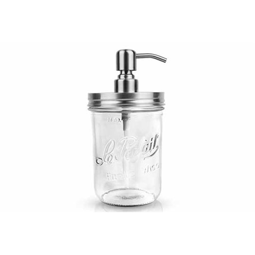 Le Parfait Familia Wiss glazen zeepdispenser 500 ml
