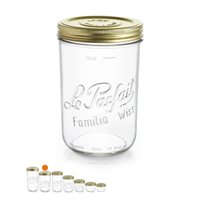 Le Parfait | Familia Wiss weckpot 1 L Ø 100 mm (6 stuks)