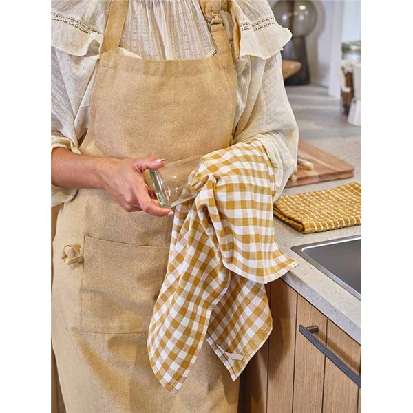 Stoff Keukenhanddoek Amber Gold - Set van 3