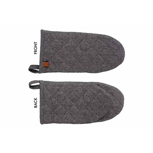 Stoff Ovenwant Black Chambray