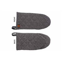 Stoff Ovenwant Black Chambray