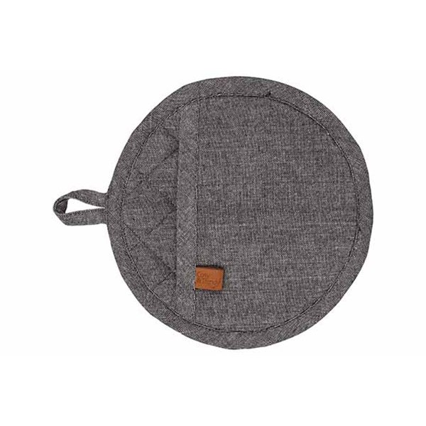 Stoff Pannenlap Black Chambray
