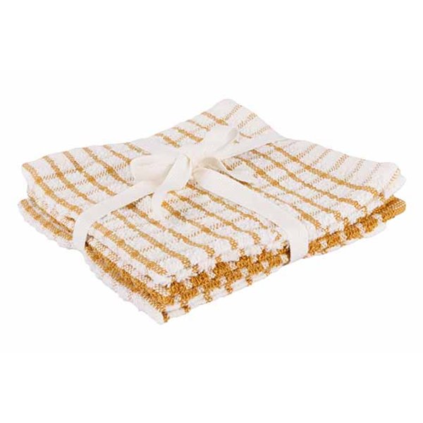 Stoff Vaatdoek Amber Gold - Set van 3