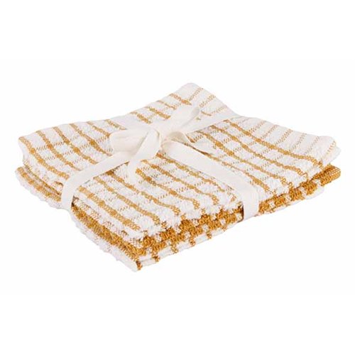 Stoff Vaatdoek Amber Gold - Set van 3