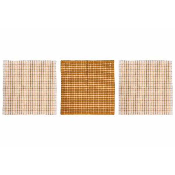 Stoff Vaatdoek Amber Gold - Set van 3