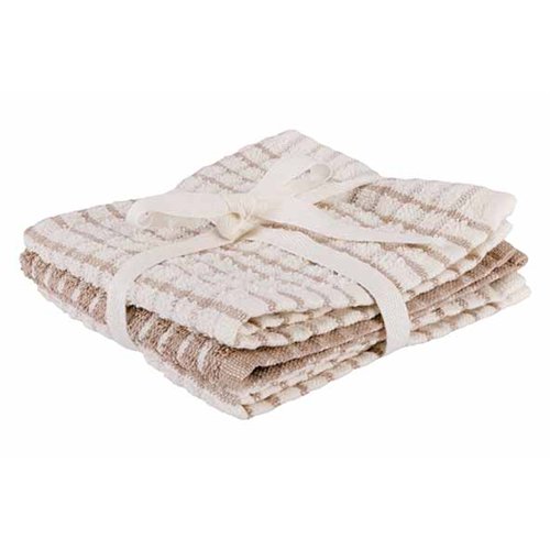 Stoff Vaatdoek Sand - Set van 3