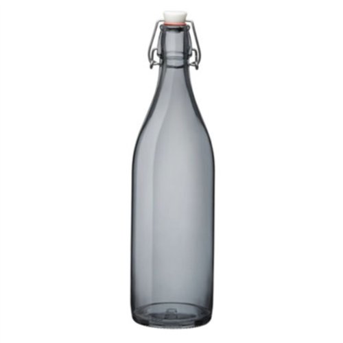 Bormioli Rocco Giara glazen fles met beugelsluiting Grijs – 1 L